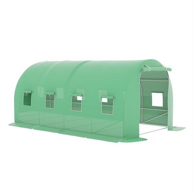 4x3x2 Polytunnel Greenhouse